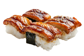 Fresh sushi with unagi meat showcasing rich flavors ideal for sushi enthusiasts and food connoisseurs