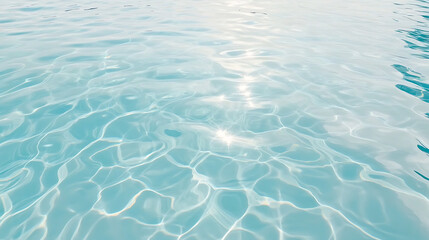Obraz premium Sunlit turquoise water texture.