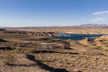 Views from various scenic viewpoints in the Lake Mead National Recreation Area