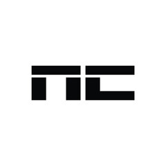 NC monogram logo design letter text name symbol monochrome logotype alphabet character simple logo
