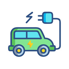  Electric Vehicle Features and Technologies Icon