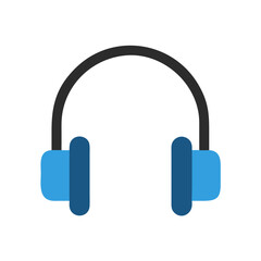  Headphones Audio Device Vector Icon Design