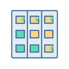  Kanban Board Task Management Vector Icon