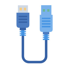  Network Cable Technology Icon for Connectivity