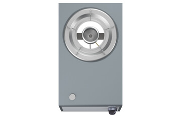 Compact Single Burner Gas Stove with Minimalist Design for Small Kitchens, Camping, and Space-Saving Solutions, KITCHEN BURNER GAS STOVE OVEN COOKING, on a PNG Transparent Background