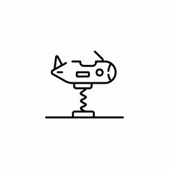 airplane ride icon sign vector