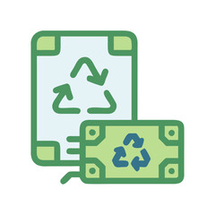  Tech Recycling Icon for Innovative Waste Management