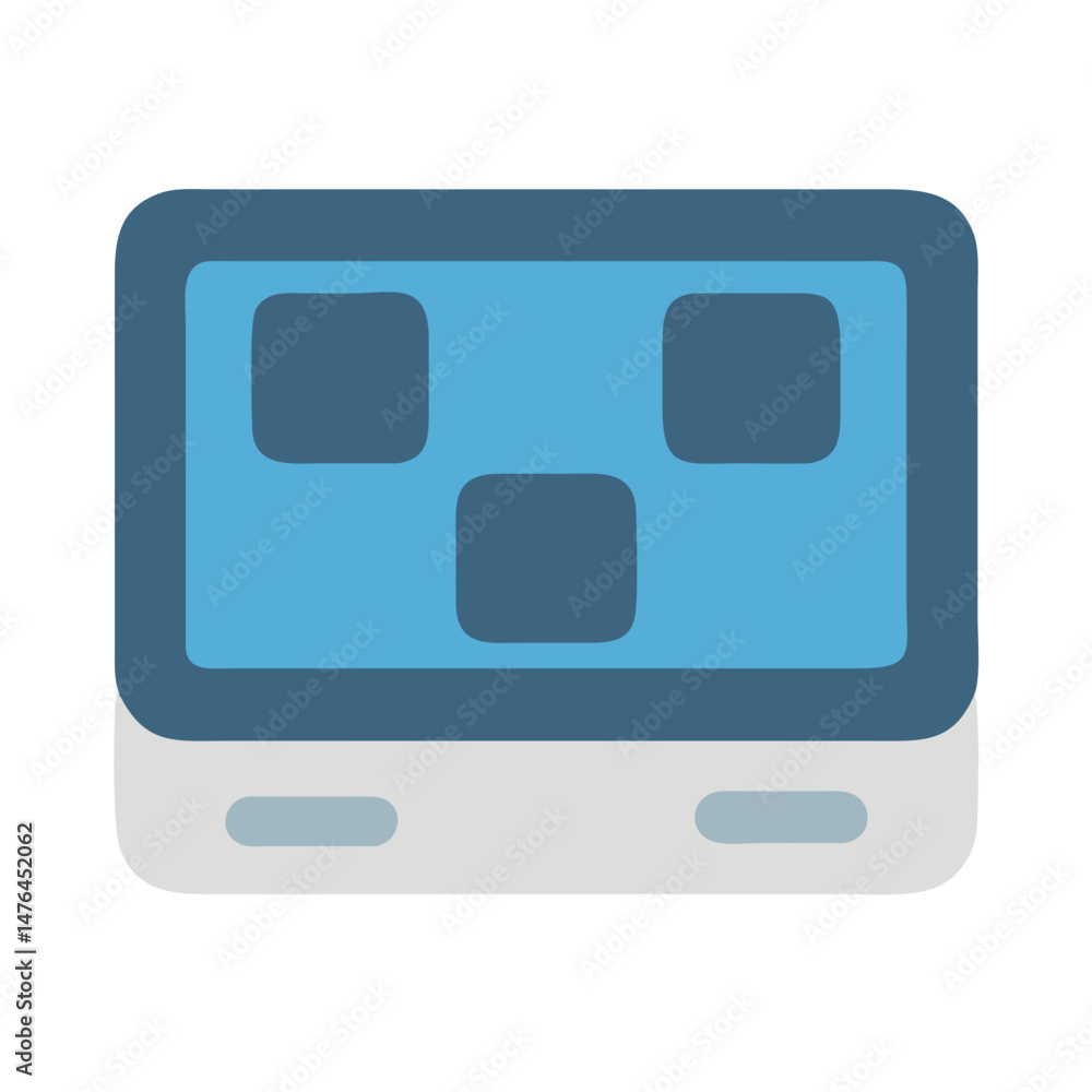 Poster touchpad icon for enhanced digital interfaces