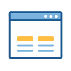 Fototapeta premium UI Design Icon for User Experience Solutions