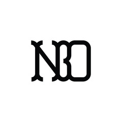 ND monogram logo design letter text name symbol monochrome logotype alphabet character simple logo