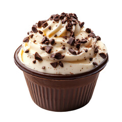 Ice Cream Cup isolated on transparent background.