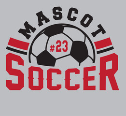 Soccer Logo Team, T Shirt Design, vector02.eps