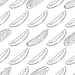 Monochrome cute pattern. Pattern for textiles in hand draw style