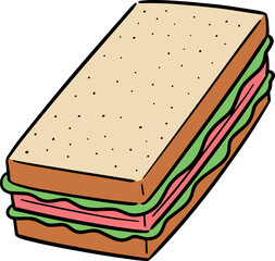 Illustration of sandwich
