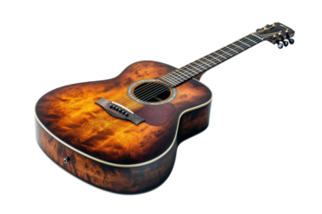 Acoustic guitar close view