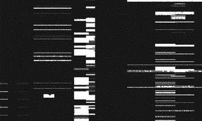 Glitch background. VHS grunge texture with noise effect and pixelation. Analog video digital errors. Retro pixel backdrop. Vector illustration.