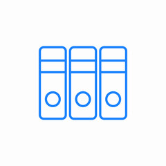folder documents storage icon sign vector