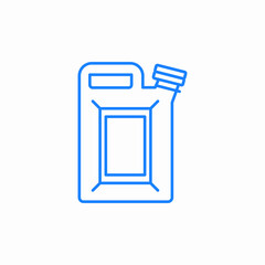 fuel oil canister icon sign vector