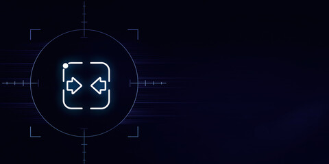 Obraz premium Digital Convergence Precision Targeting in a Tech-Driven World