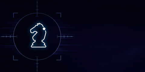 Obraz premium Strategic Focus Precision Thinking in Leadership and Decision-Making