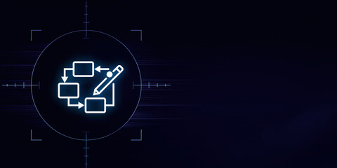 Obraz premium Workflow Precision Designing and Refining Processes for Optimal Efficiency