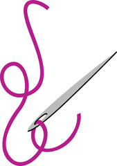 Sewing Needle with Thread