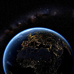 Obraz premium planet earth in space
