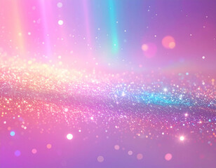 キラキラした背景素材　ピンク　紫　背景　ホログラム　ボケ　バックグラウンド　テクスチャ　壁紙　光