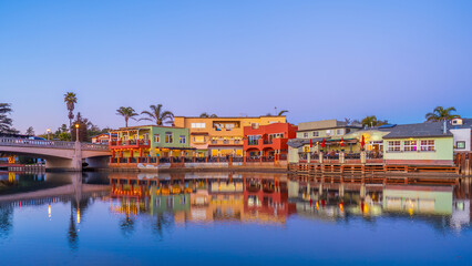Cityscape of Capitola town, cityscape of   Santa Cruz County in California,