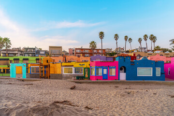 Cityscape of Capitola town, cityscape of   Santa Cruz County in California,
