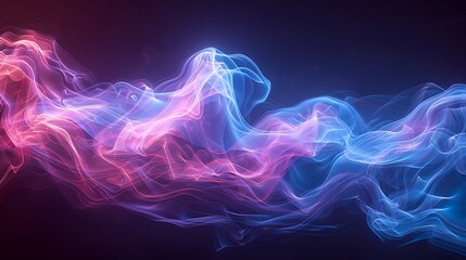 Stunning electric blue and purple abstract smoke pattern high resolution image