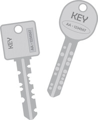 家の鍵のイラスト