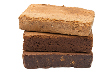 Freshly baked brown bread stacked in layers ideal for rustic style menus and bakery promotions