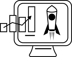 Startup Project Line Icon