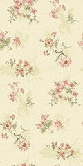 grunge background with flowers