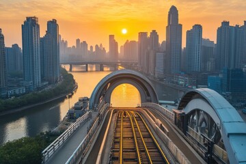 Urban Sunrise Transit