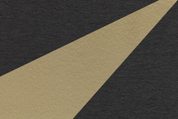 Fototapeta premium Texture old craft black and brown paper background, macro. Vintage abstract beige cardboard