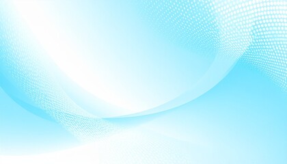 Abstract dotted light blue background with sheer waves. Halftone pattern illustration 