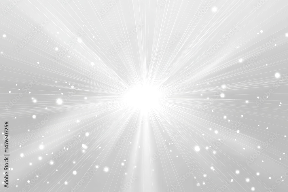 Poster a bright burst of light radiating from the center. creating a dynamic and energetic atmosphere. perf