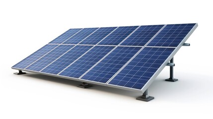 A high-resolution image of a solar panel isolated for technical analysis and review.