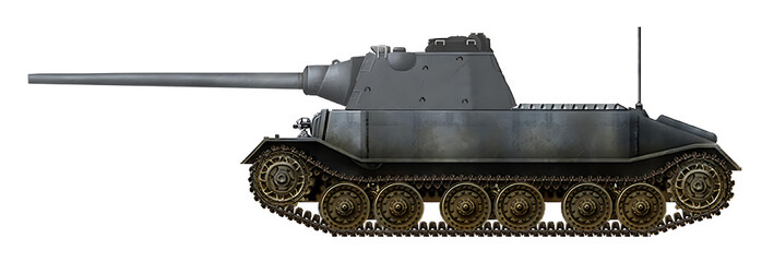 Alternative Tiger (P) tank with Panther turret © Tikros