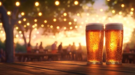  Craft Beer and Summer Evening Ambience