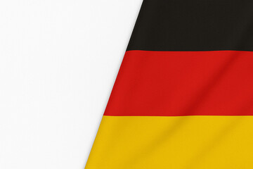 German Country Flag with white background