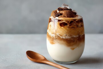 iced dalgona tiramisu latte. MZ 