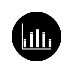 Chart icon vector. schedule illustration sign. diagram symbol or logo.