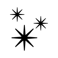 Sparkle vector icon. Shine symbol illustration. star sign or logo.