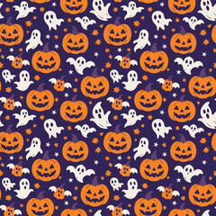 Seamless Halloween Pattern