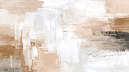 Beige and White Abstract Brushstroke Painting, Abstract pale orange oil paint brushstrokes texture pattern painting wallpaper background