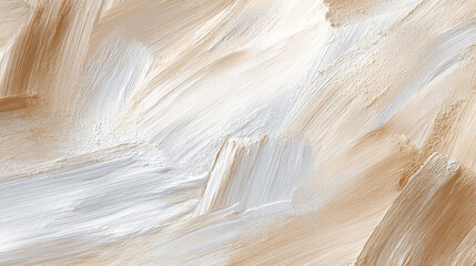 Obraz premium Cream concreted wall for interiors texture background. White concrete wall texture background