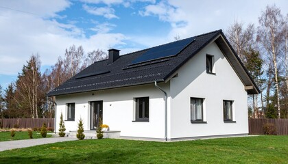 Obraz premium house on the hill